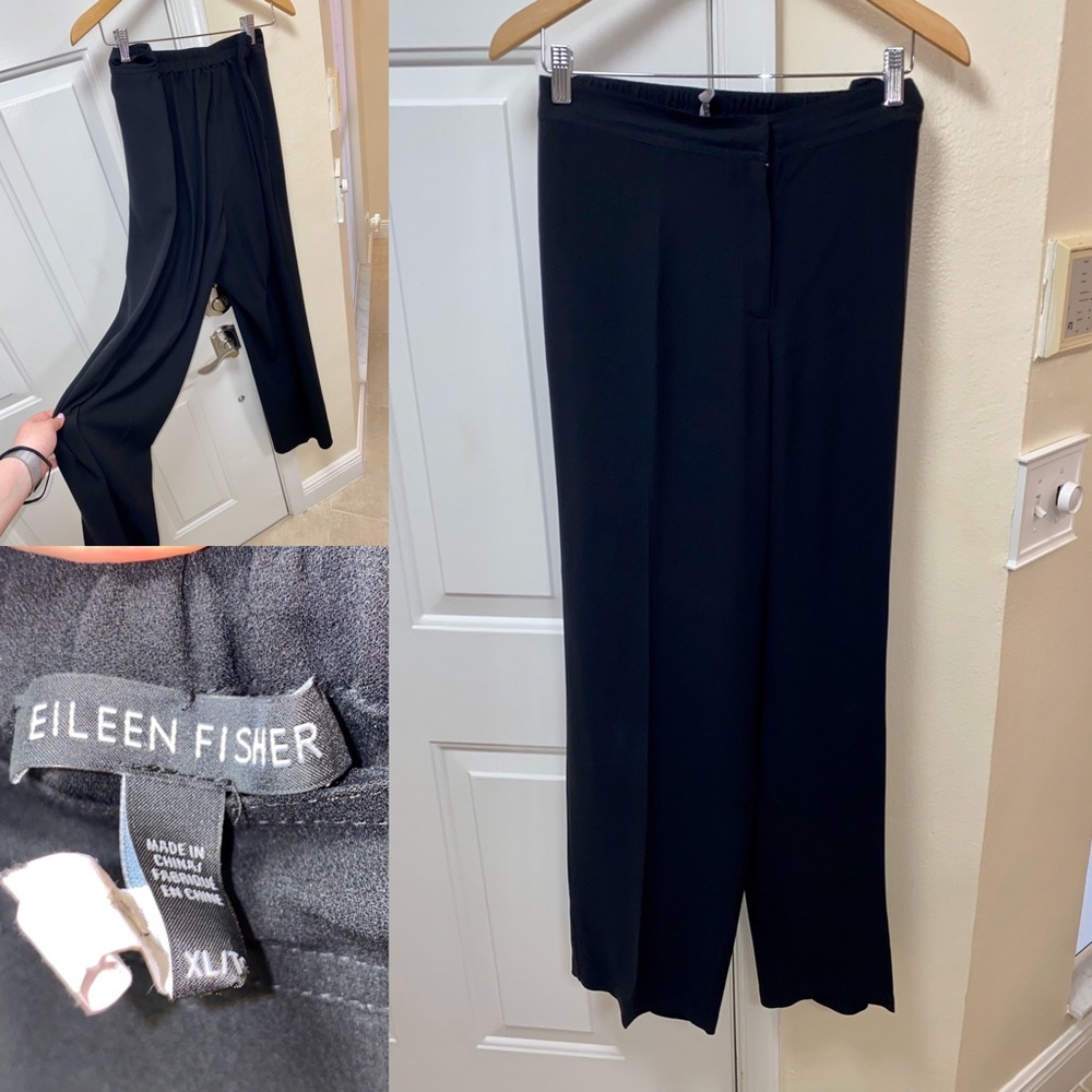 Eileen Fisher 100% silk pants